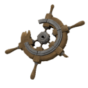 Damaged Ship Wheel